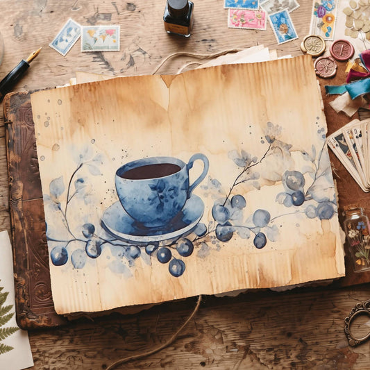 Coffee Cup Digital Papers