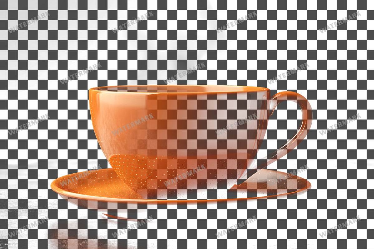 Coffee Cup PNG overlay on a transparent checkered background, preview 5