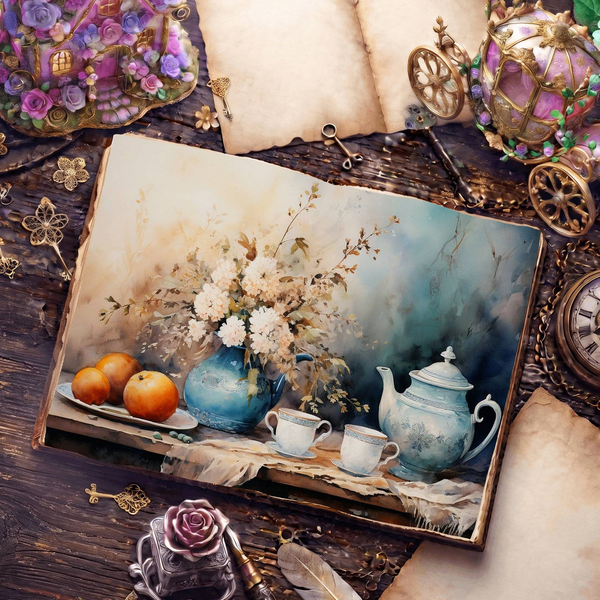 Coffee Shop Digital Papers
