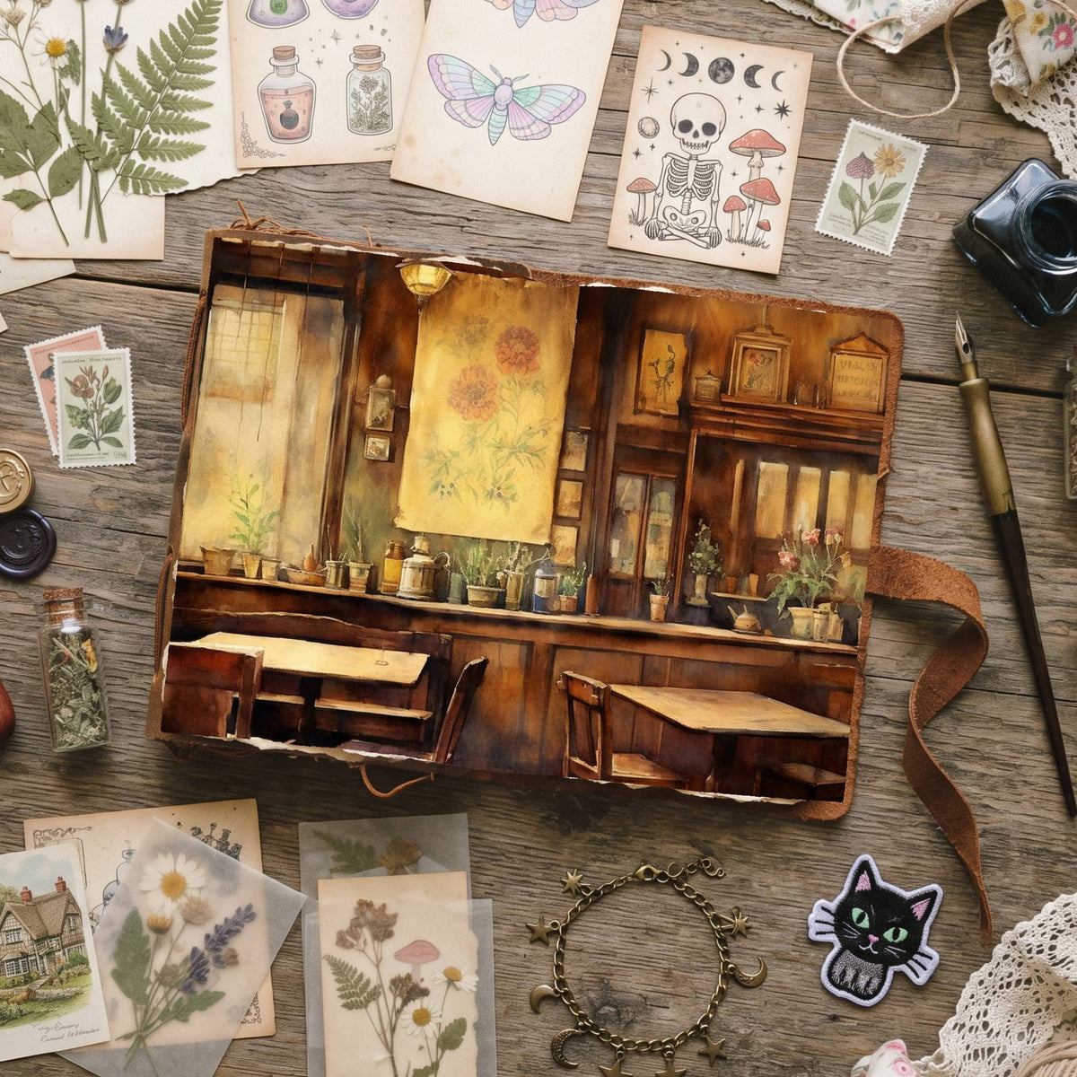 Coffee Shop Digital Papers