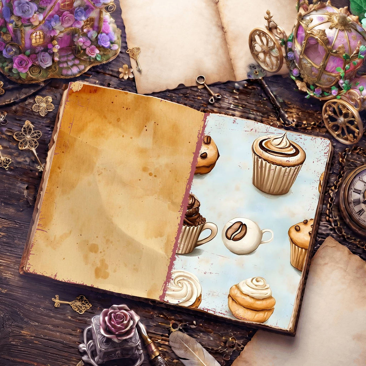 Coffee Digital Papers