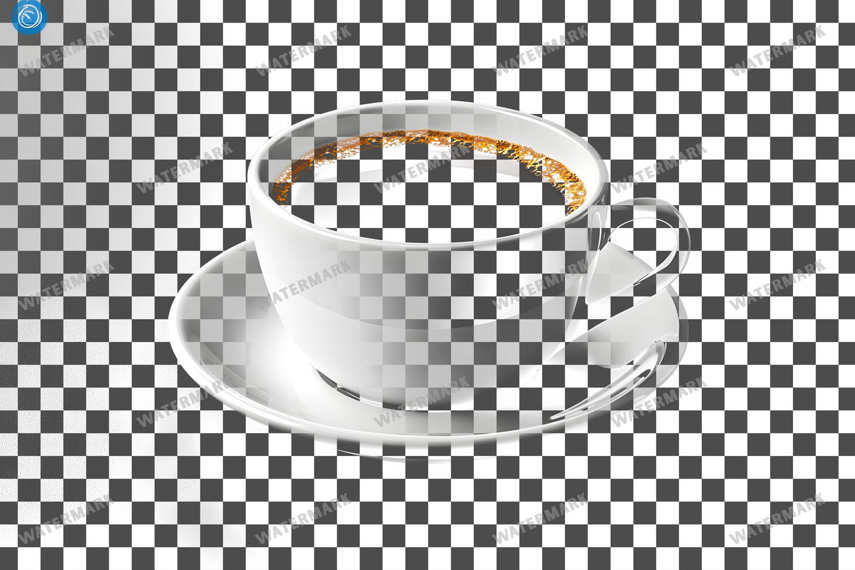 Coffee PNG overlay on a transparent checkered background, preview 5