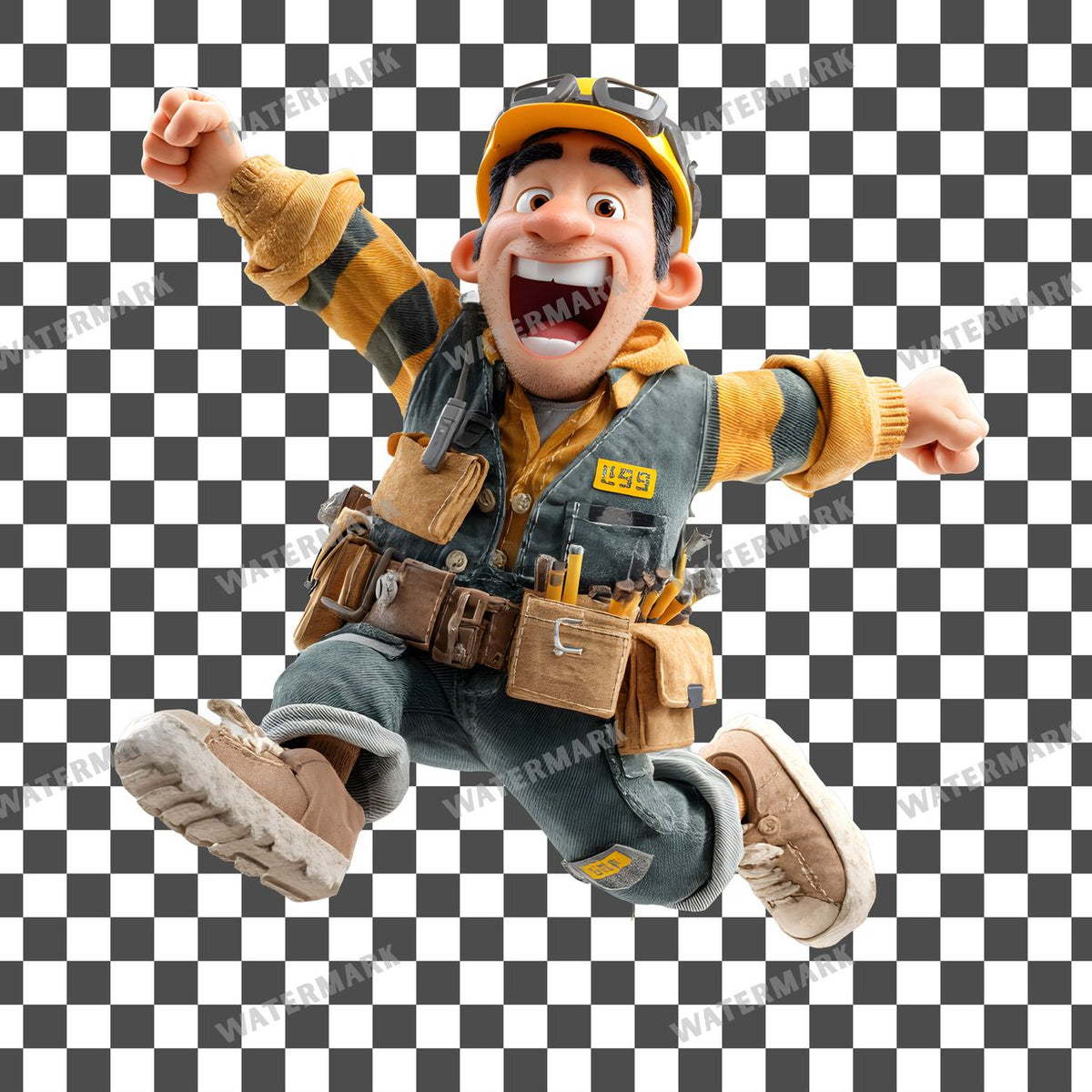 Construction Worker Clipart Pngs