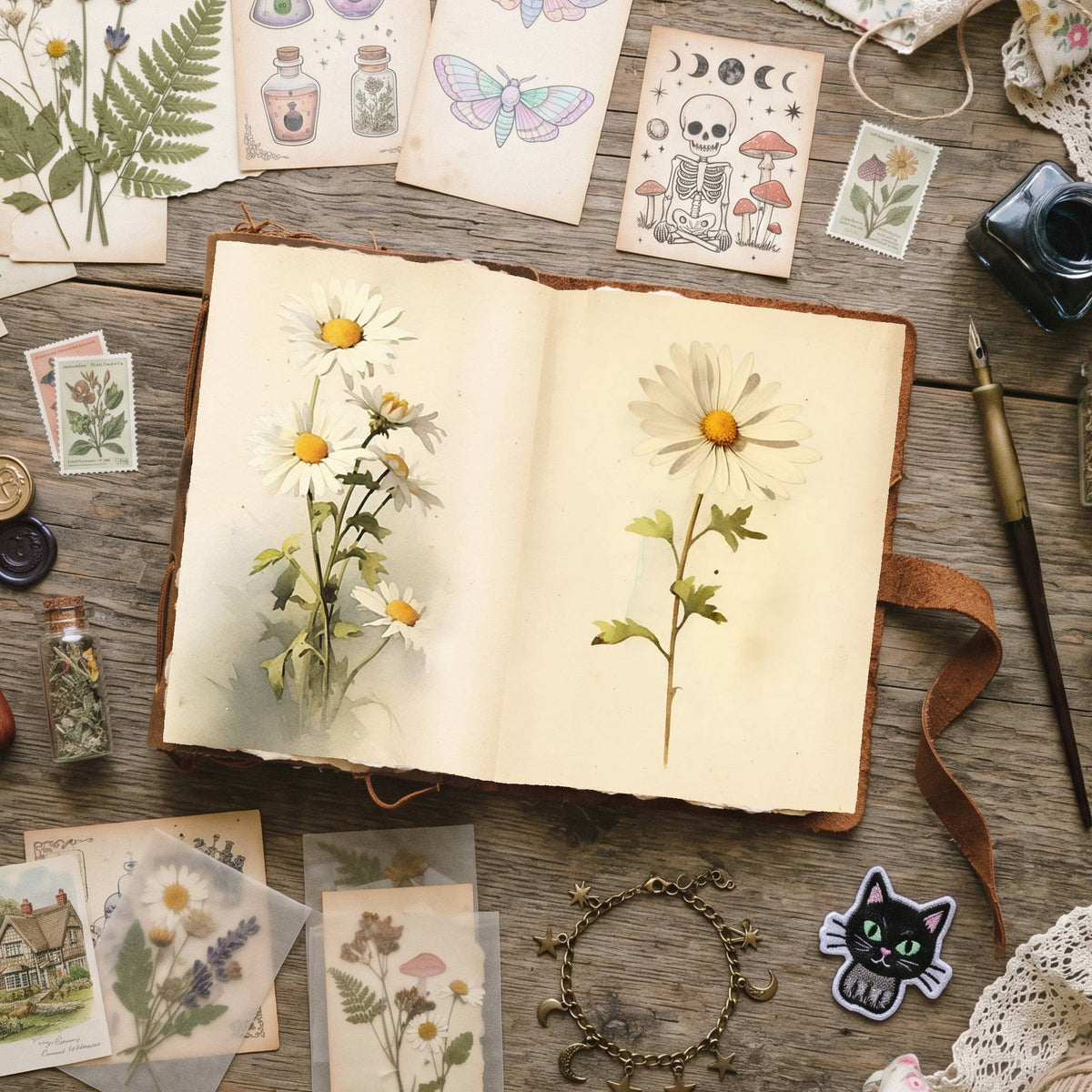 Daisies Digital Papers