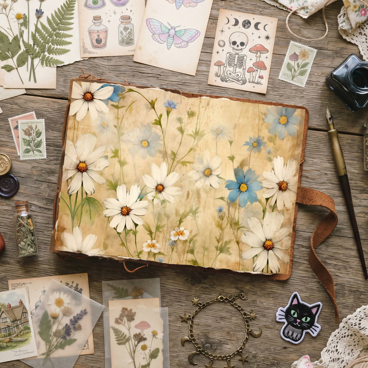 Daisies Digital Papers