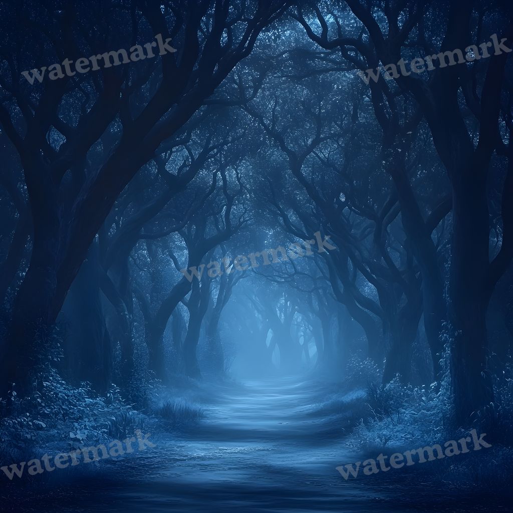 Dark Spooky digital photo backdrop for photo editing, preview 4