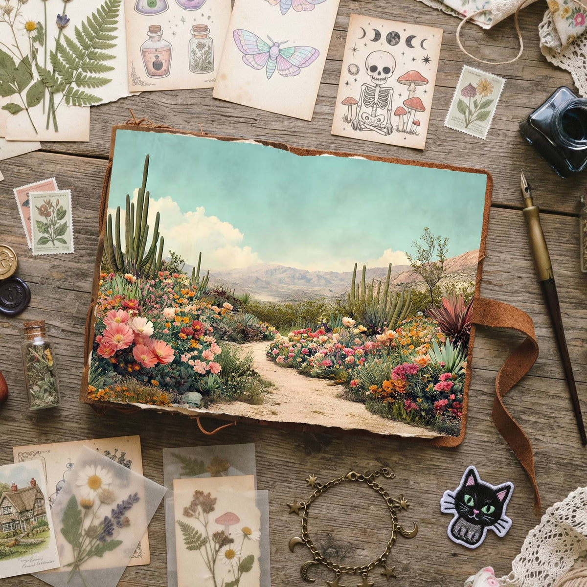 Desert Botanical Digital Papers