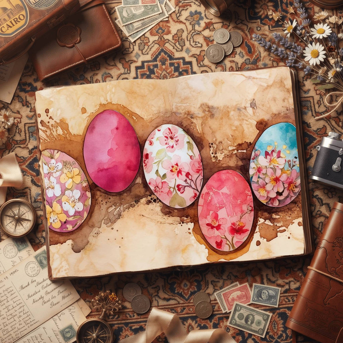 Easter Eggs Digital Papers