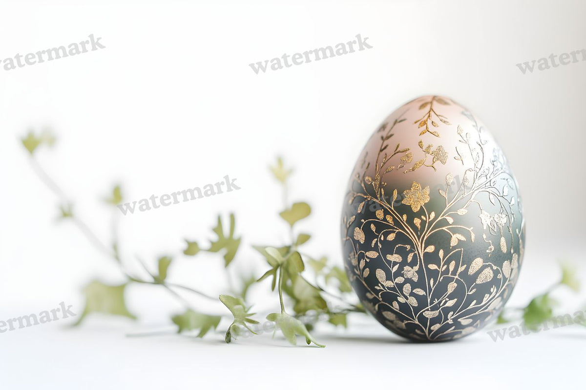 Elegant Easter Egg Backdrop Images