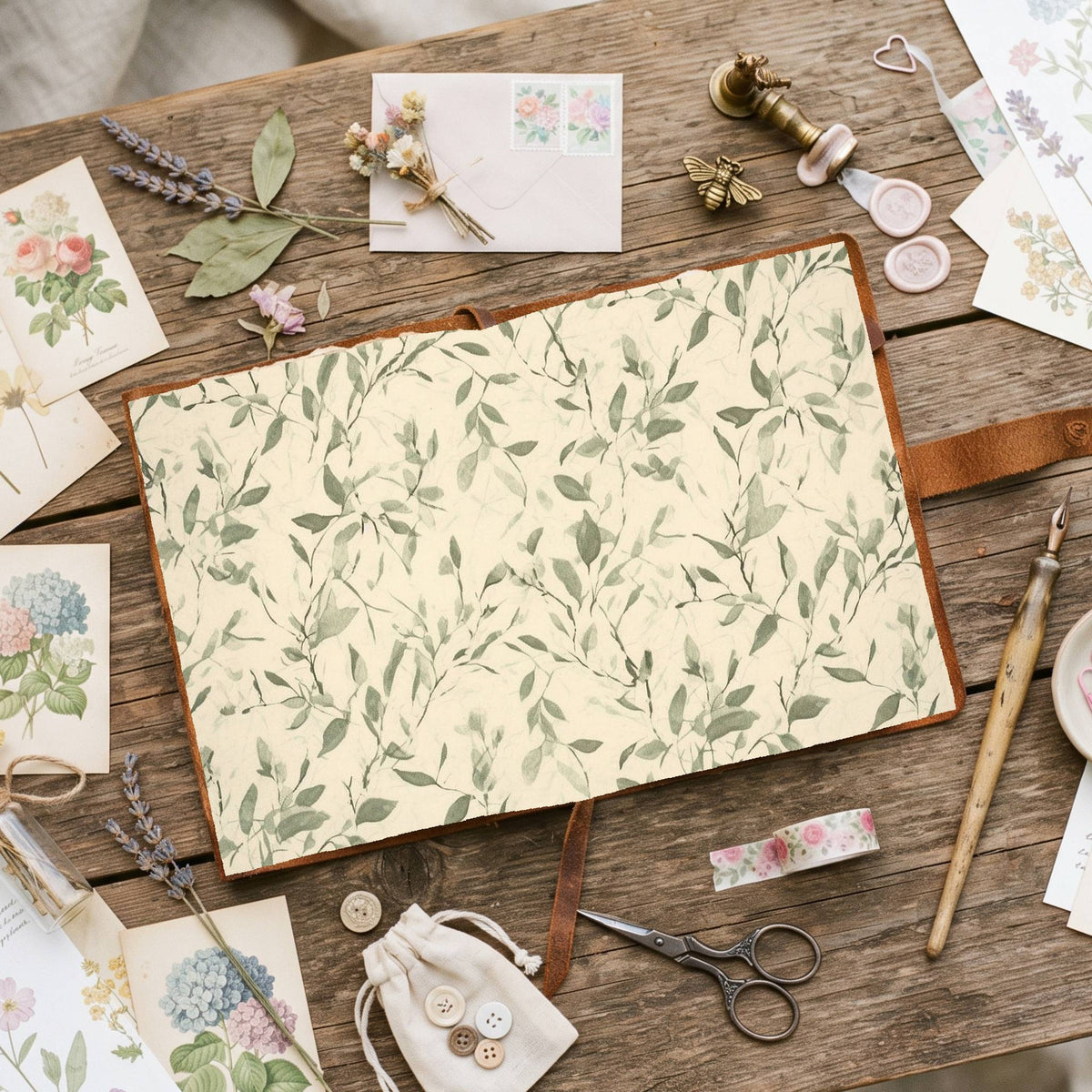 Eucalyptus Leaves Digital Papers