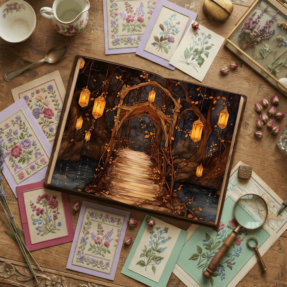 Fairy Bridge Digital Papers