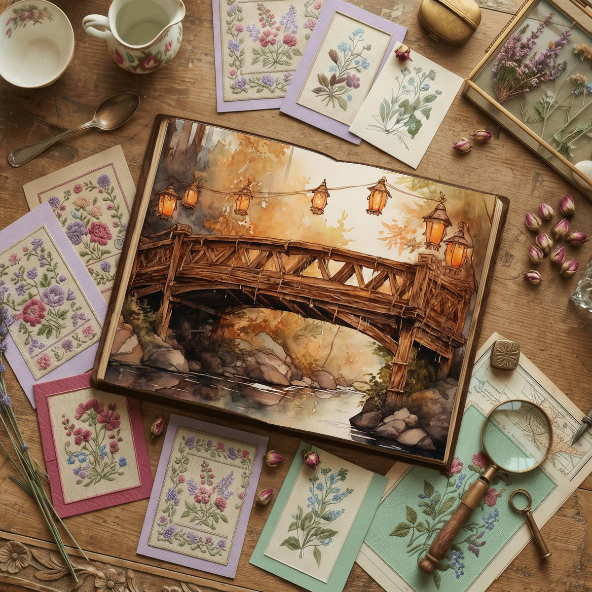 Fairy Bridge Digital Papers