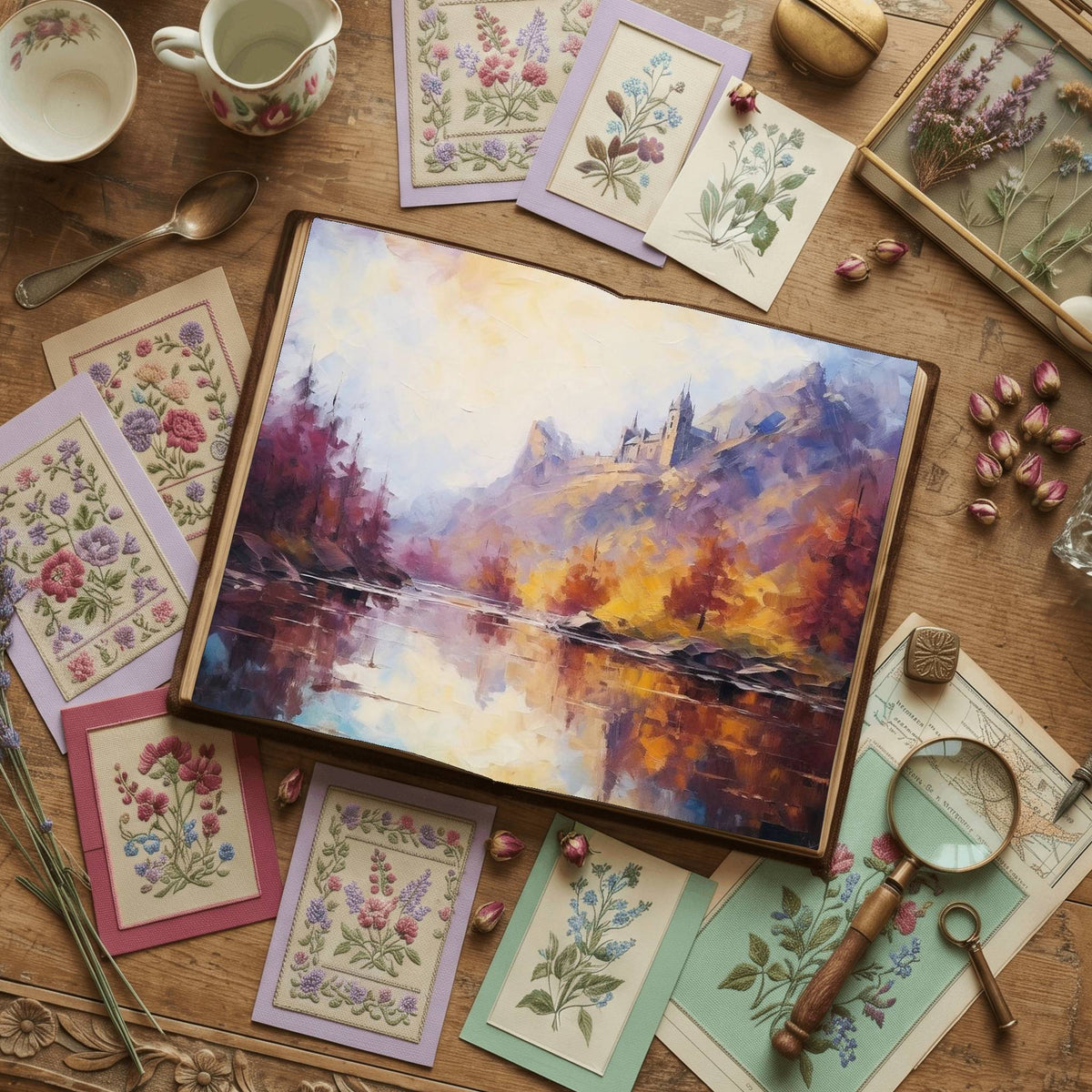 Fairy Castles Digital Papers