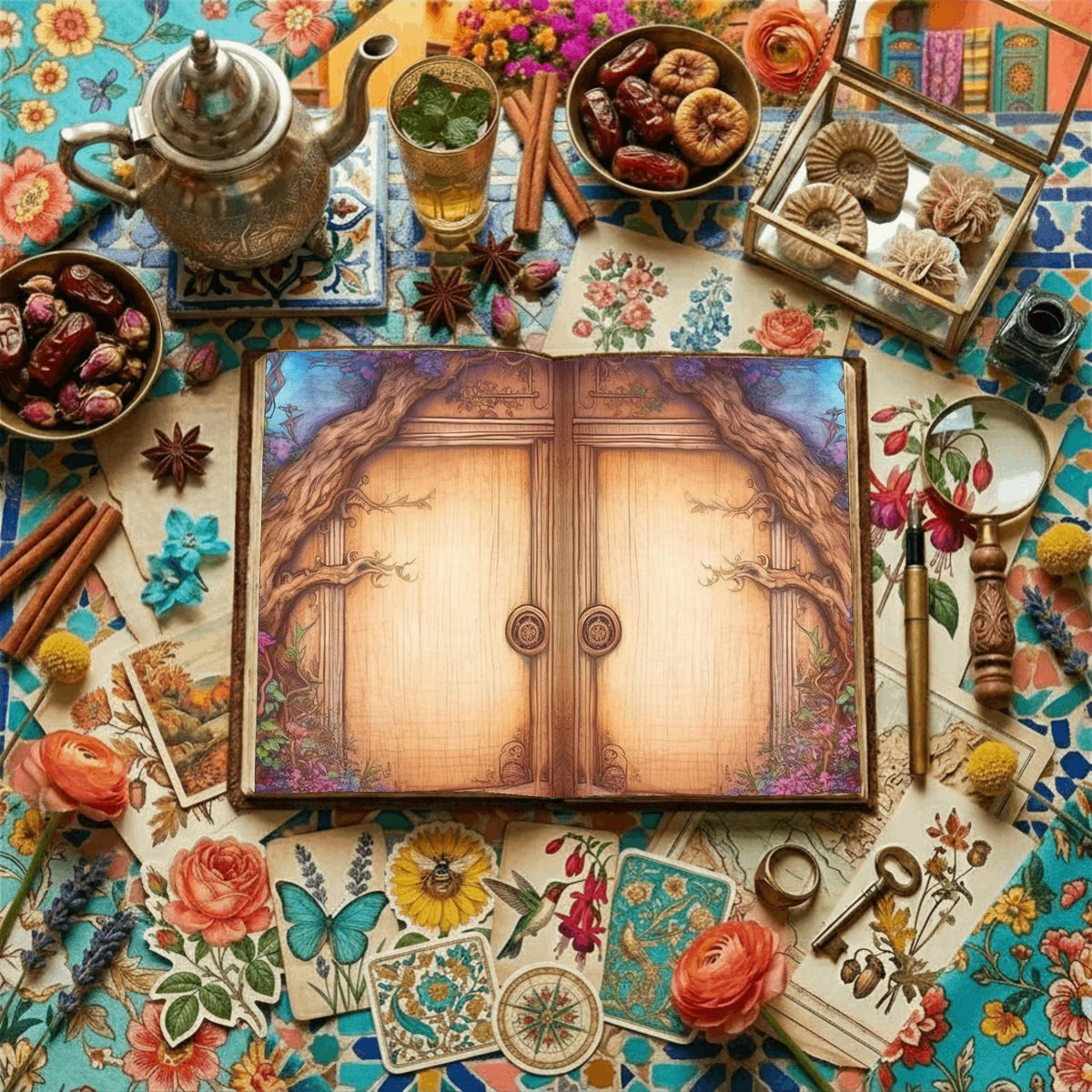 Fairy Doors Digital Papers