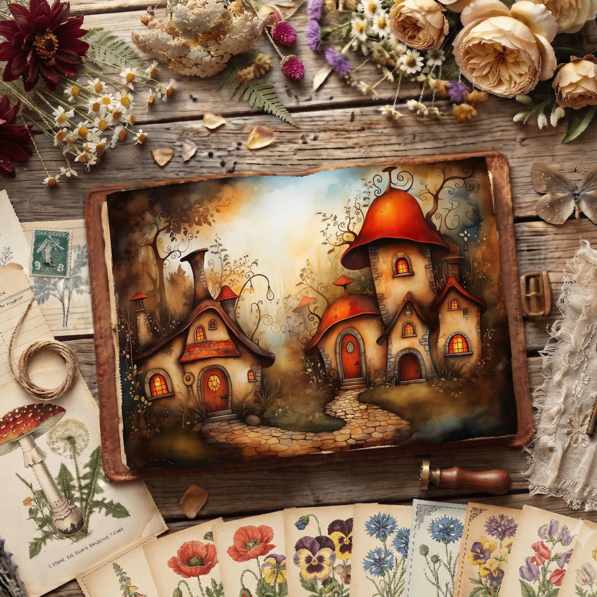 Fairytale Village Digital Papers