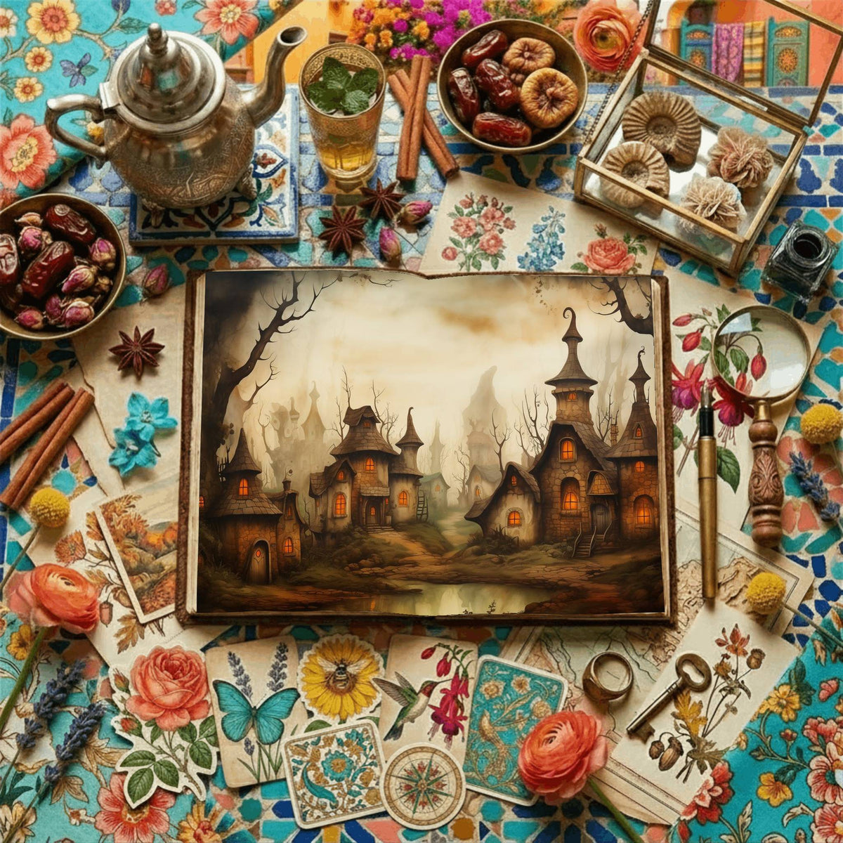 Fairytale Village Digital Papers