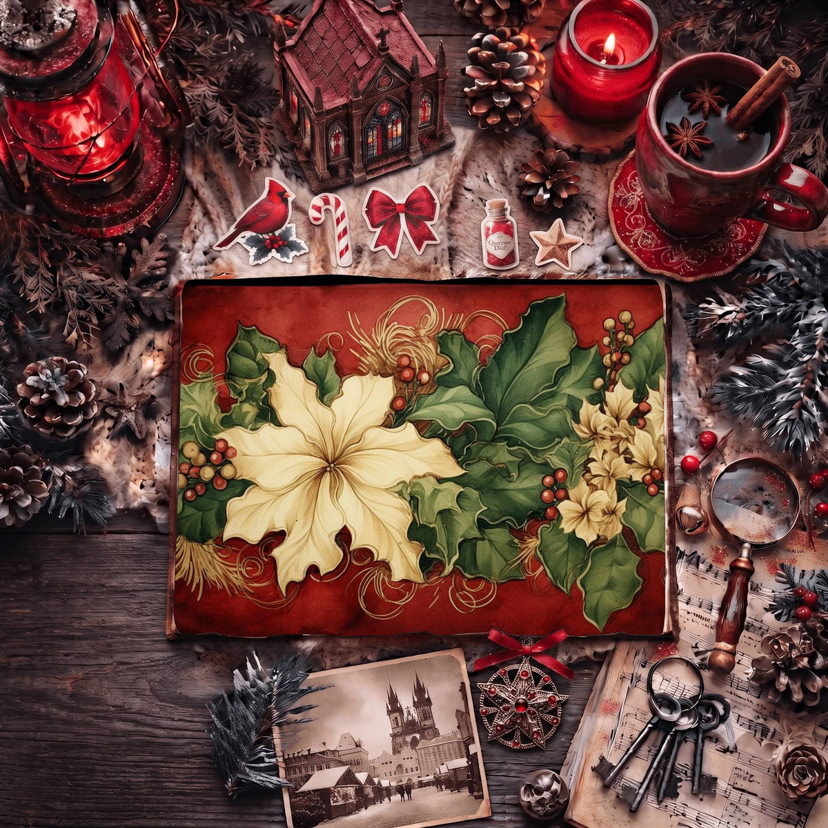 Festive Christmas Digital Papers