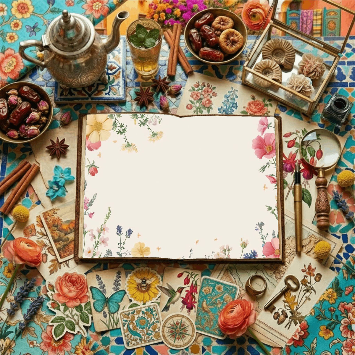Floral Digital Papers