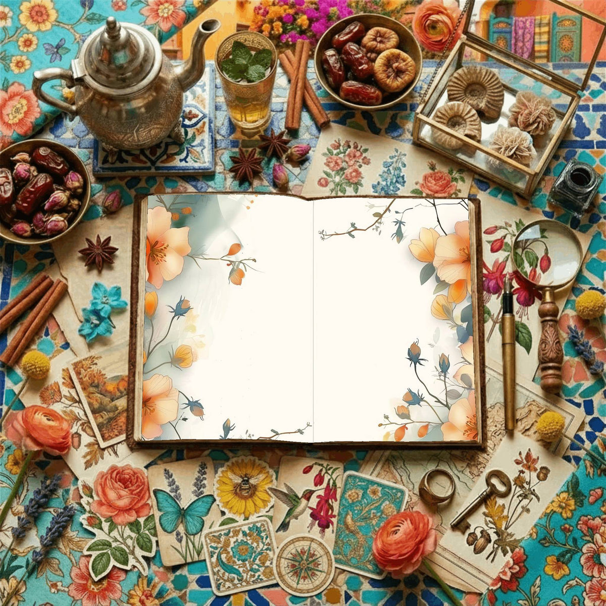 Floral Digital Papers