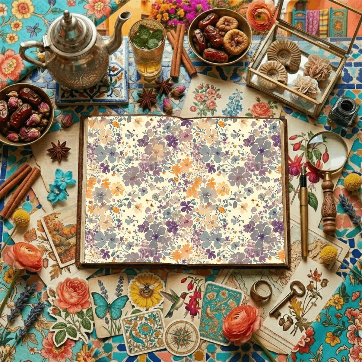 Floral Digital Papers
