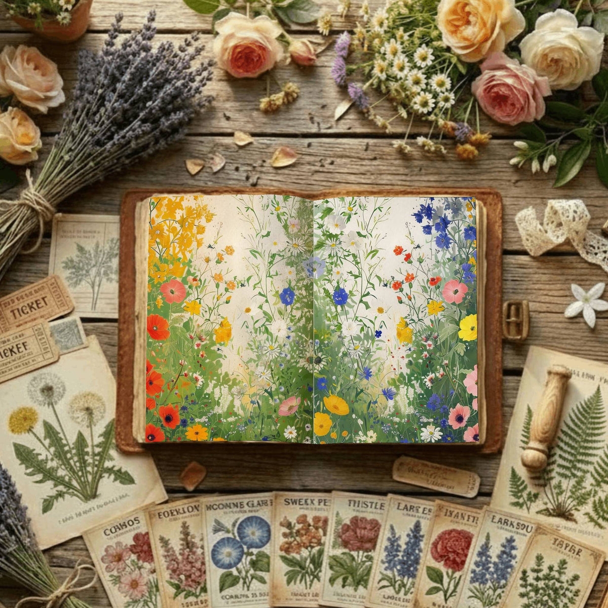 Floral Digital Papers
