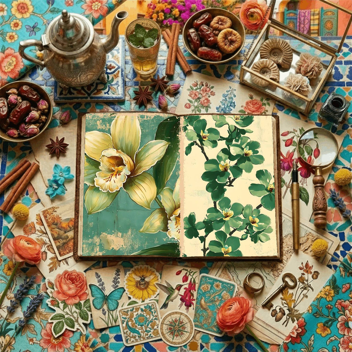 Floral Digital Papers