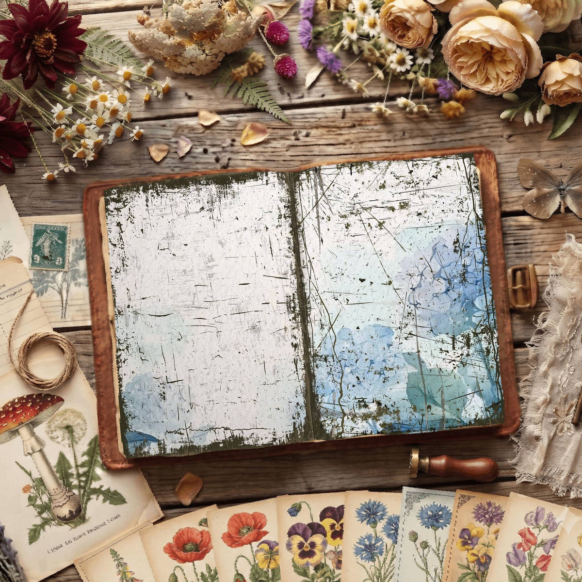 Floral Digital Papers