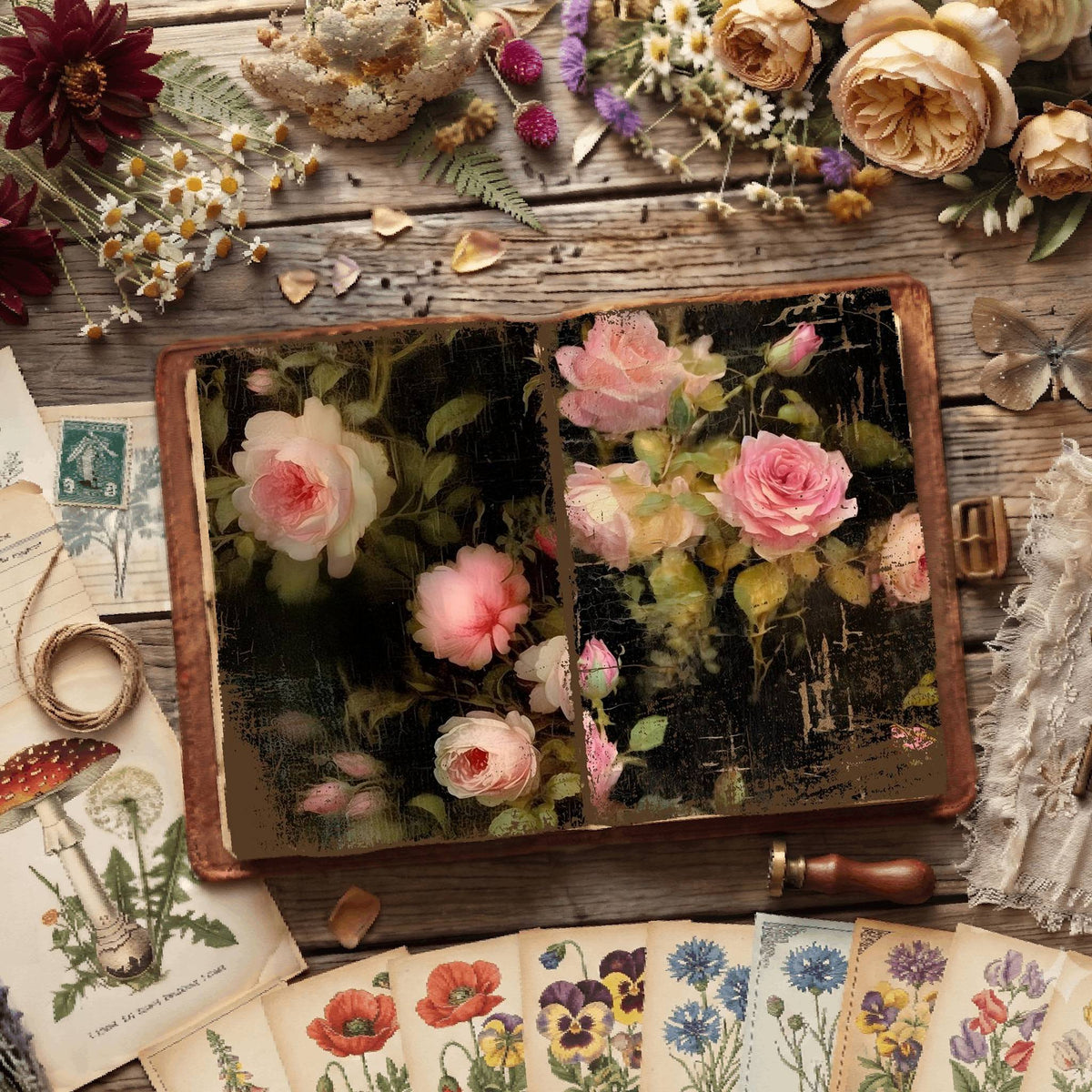 Floral Digital Papers