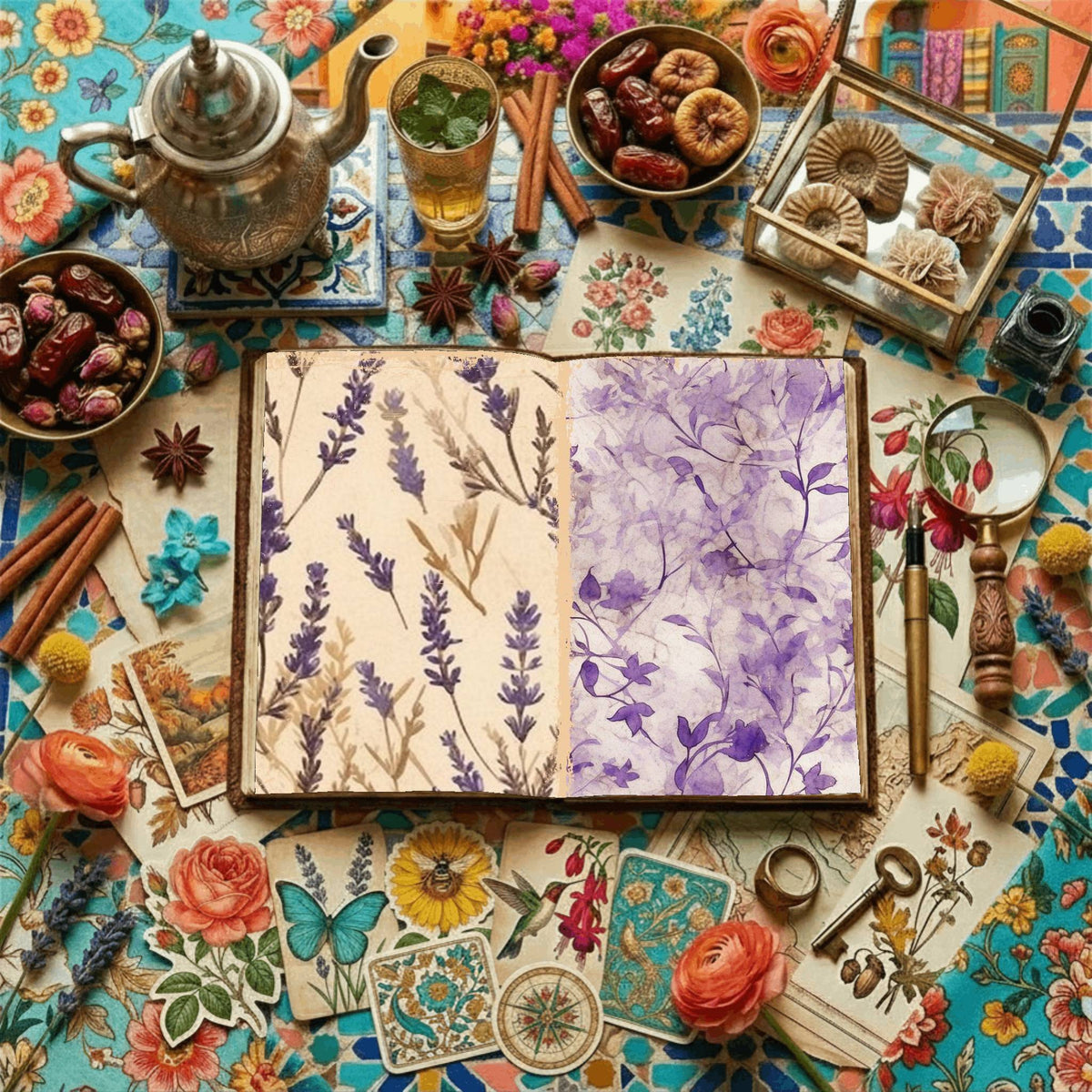 Floral Digital Papers