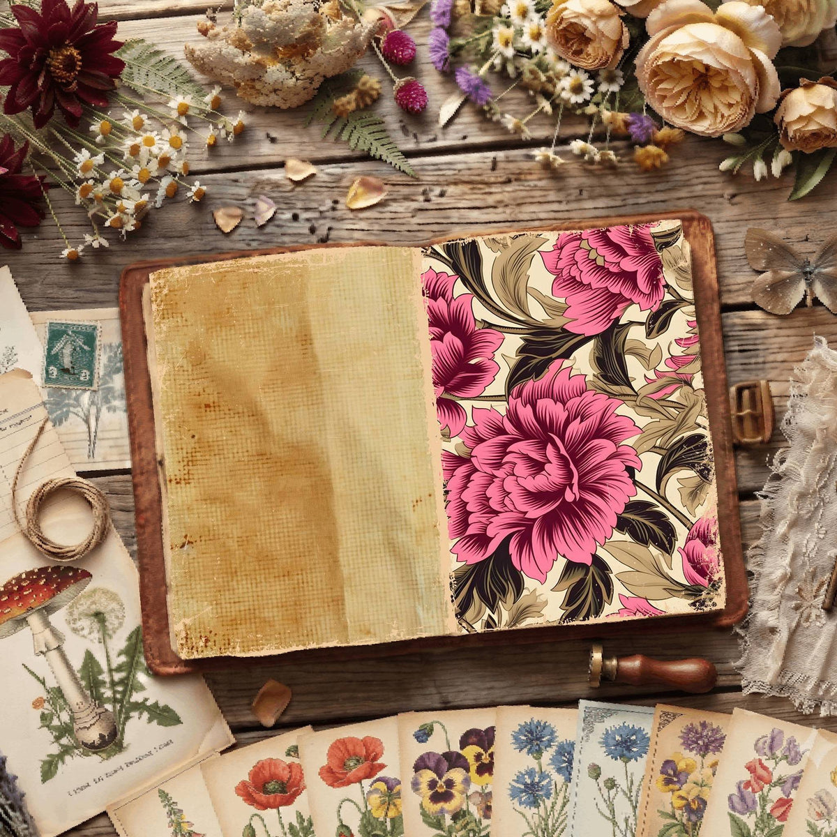 Floral Digital Papers