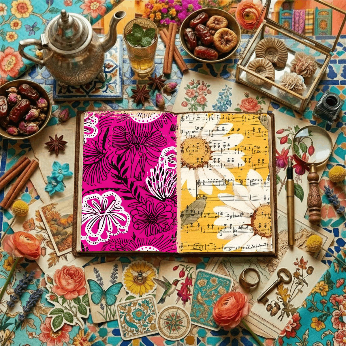 Floral Digital Papers