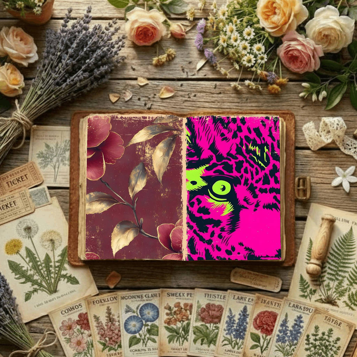 Floral Digital Papers