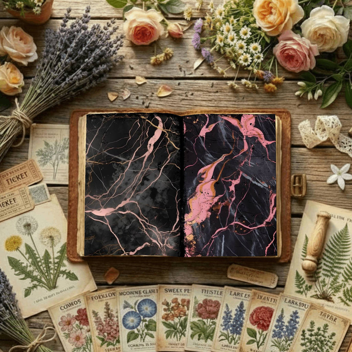 Floral Digital Papers