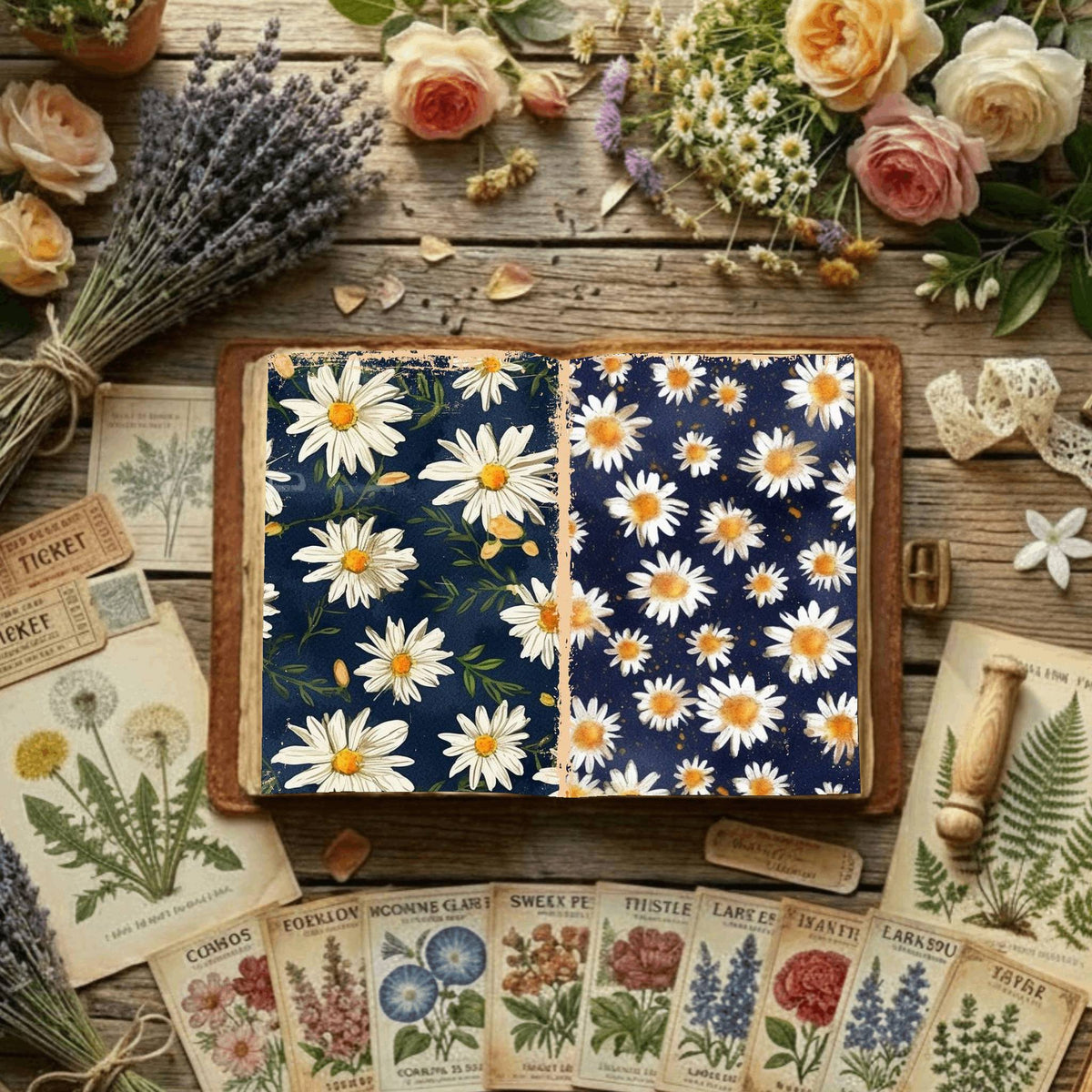 Floral Digital Papers