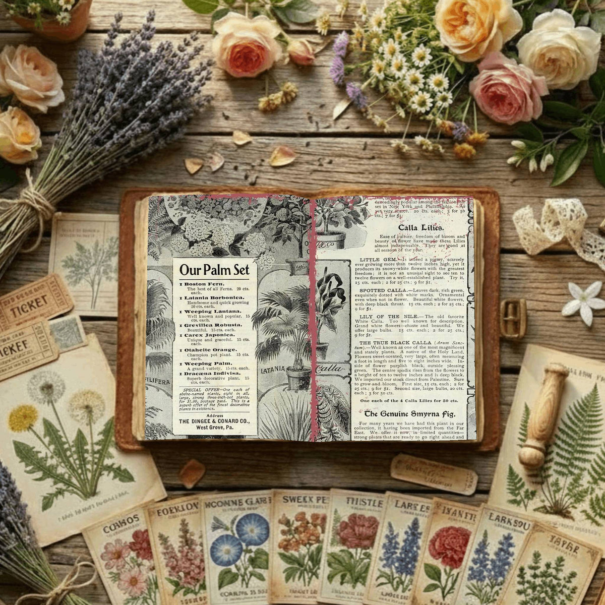 Floral Digital Papers