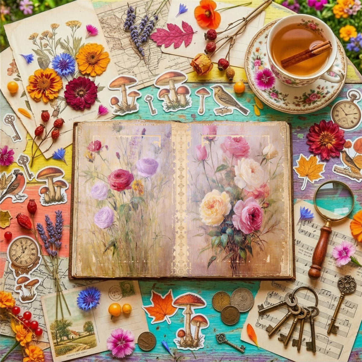 Flower Digital Papers