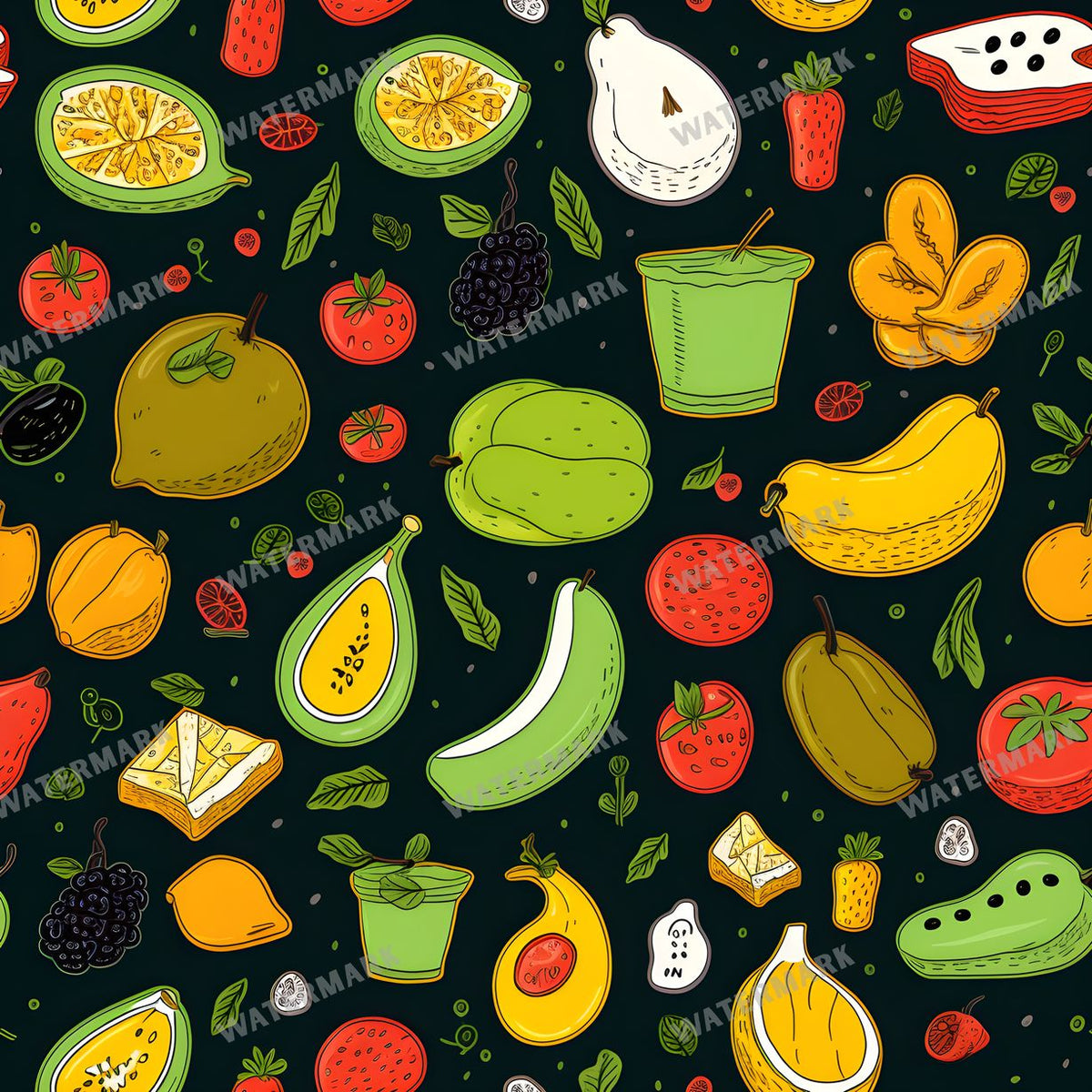 Food Seamless Pattern