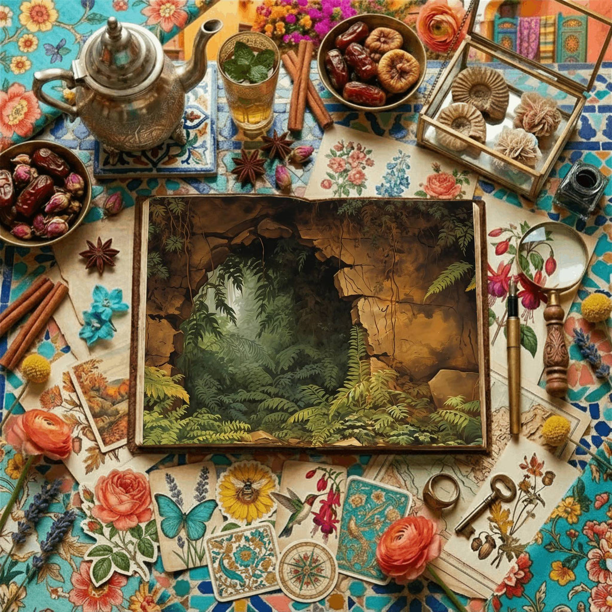 Forest Cave Digital Papers