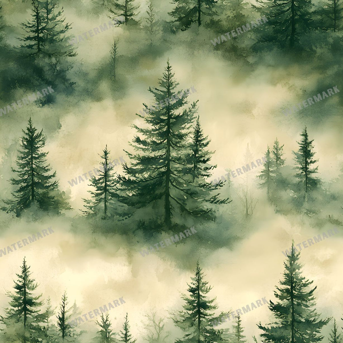 Forest Seamless Pattern