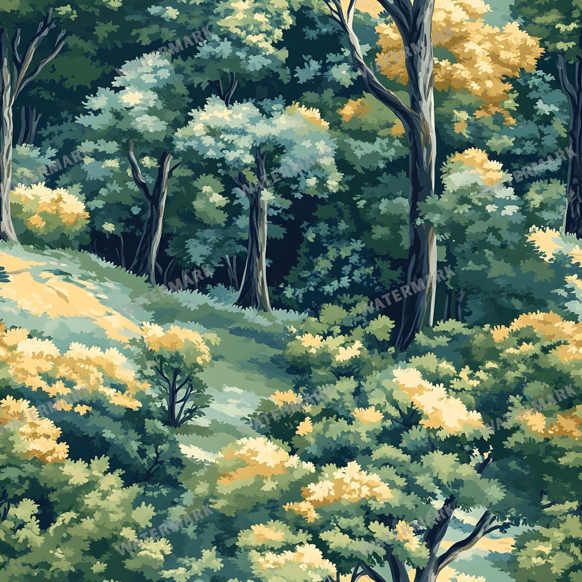 Forest Seamless Pattern