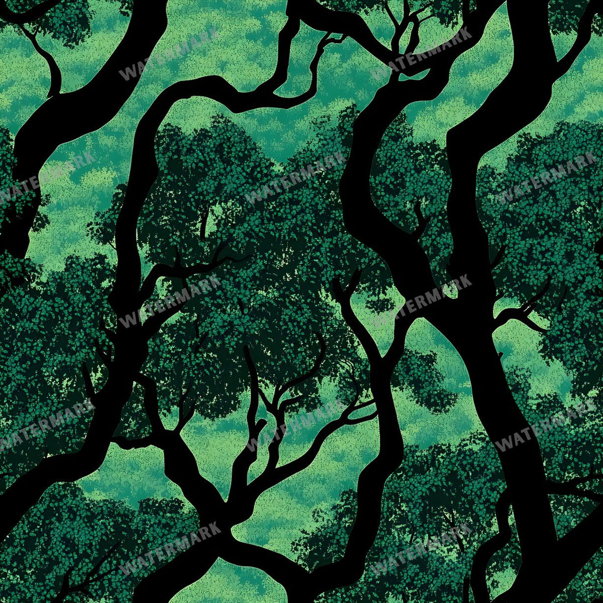 Forest Seamless Pattern