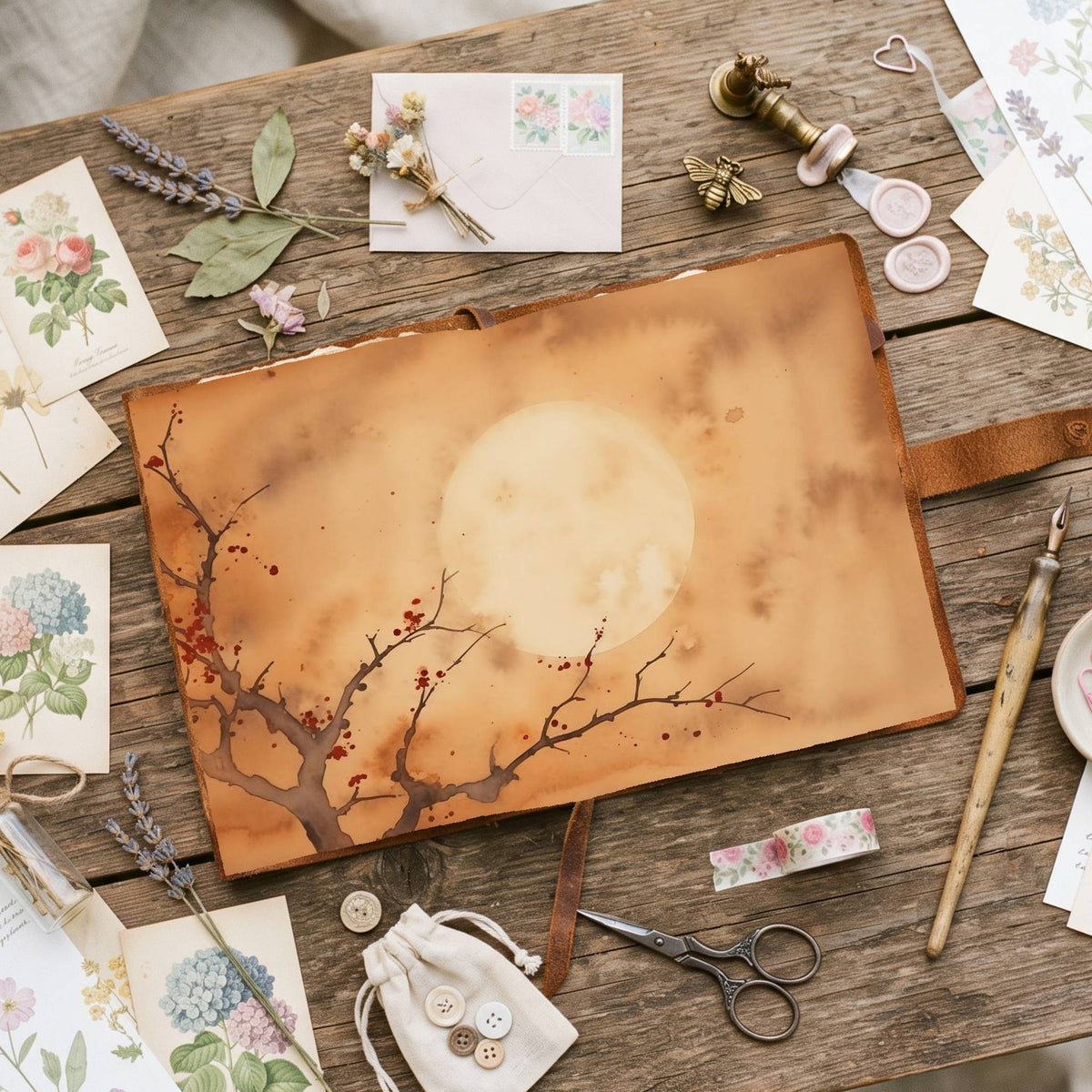 Full Moon Digital Papers