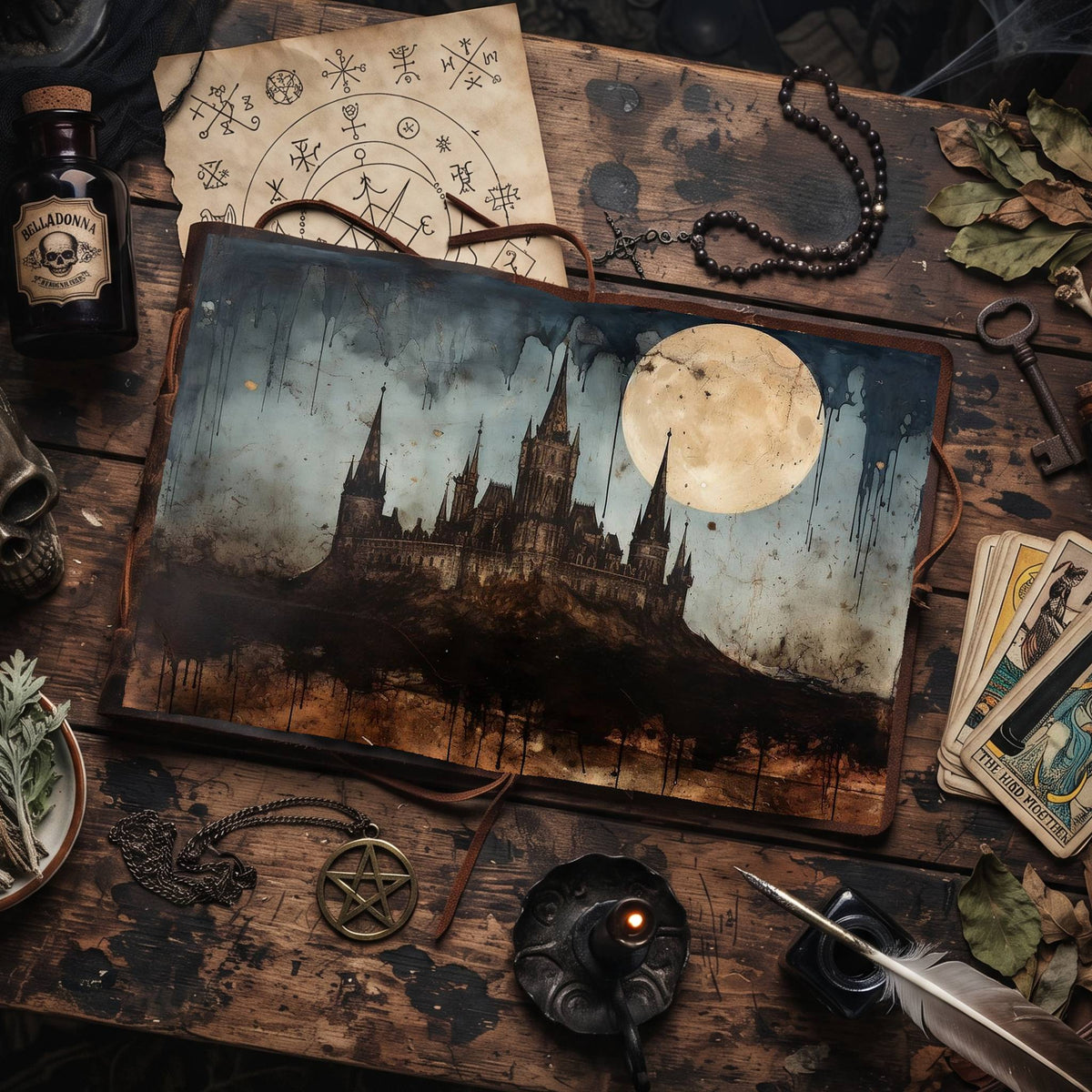 Gothic Castle Digital Papers