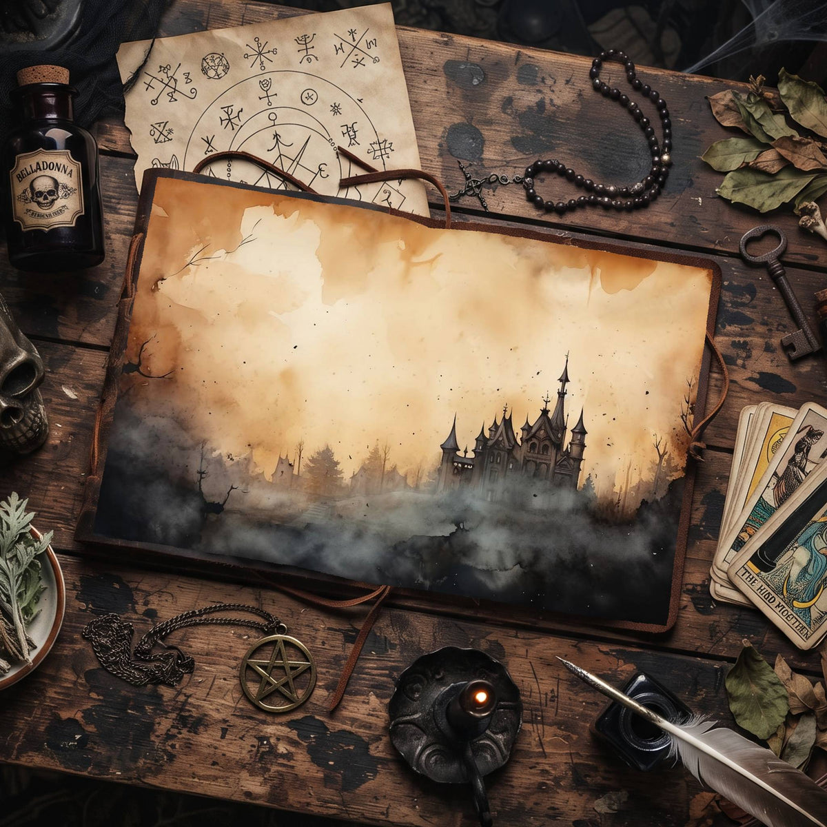 Gothic Castles Digital Papers