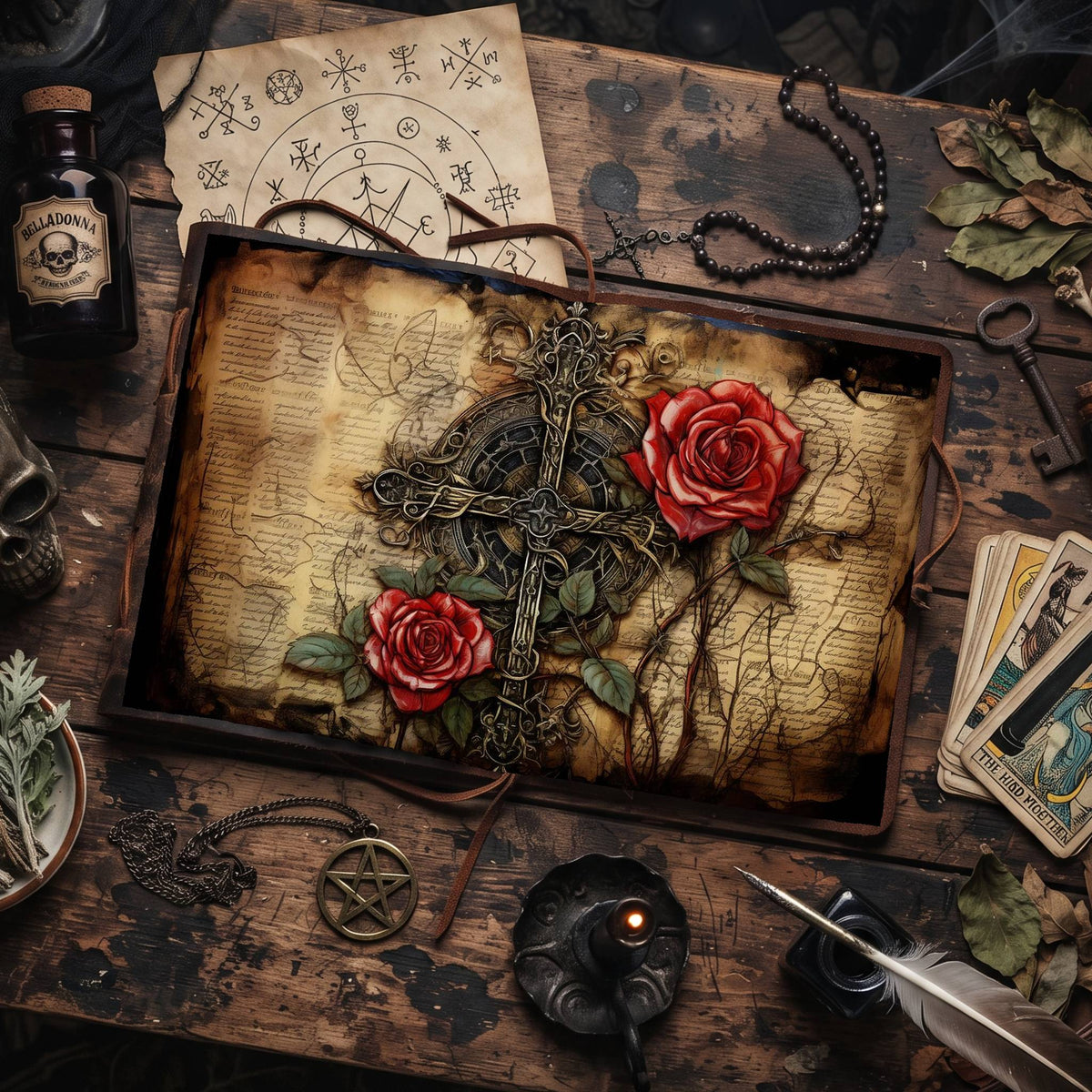 Gothic Rose Digital Papers