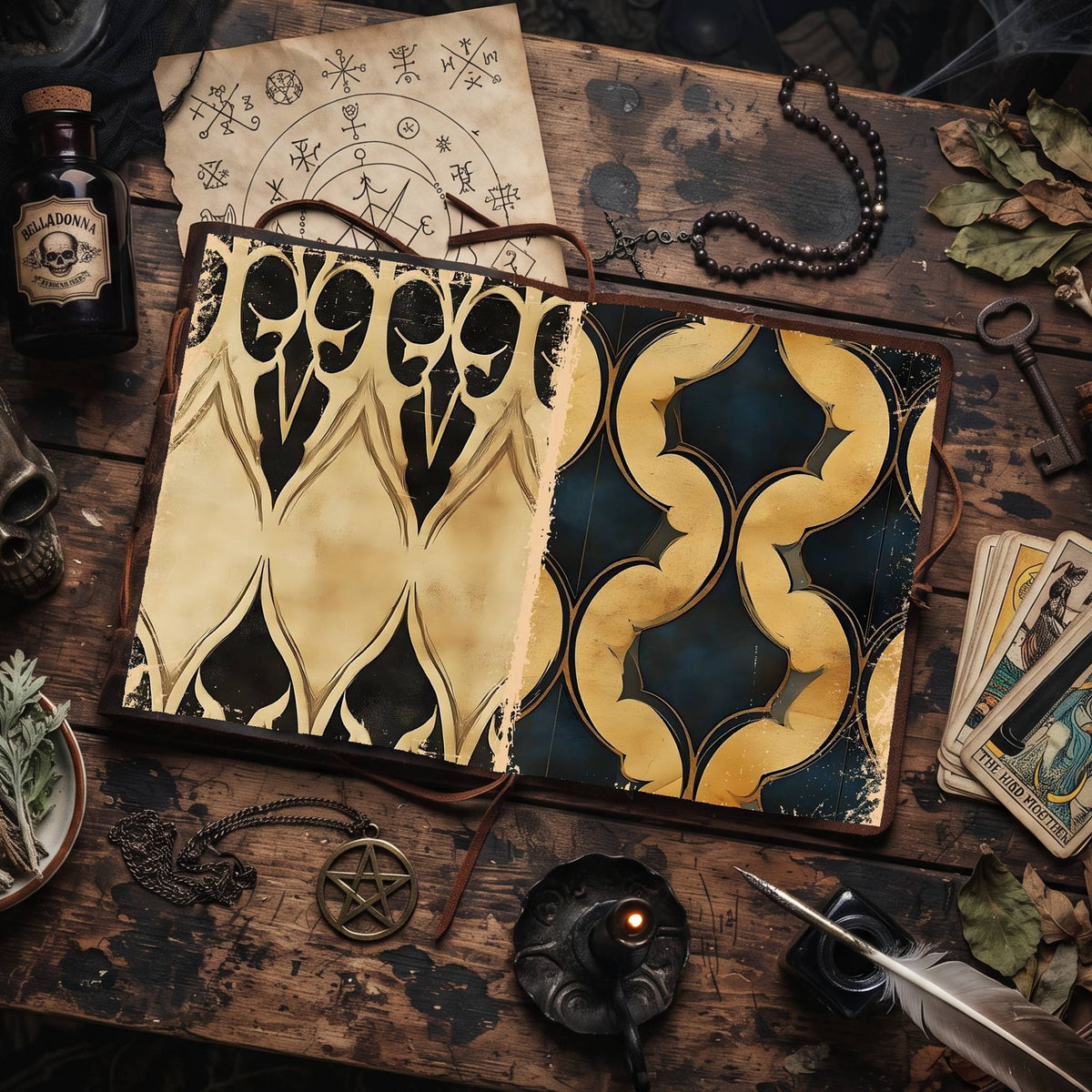 Gothic Digital Papers