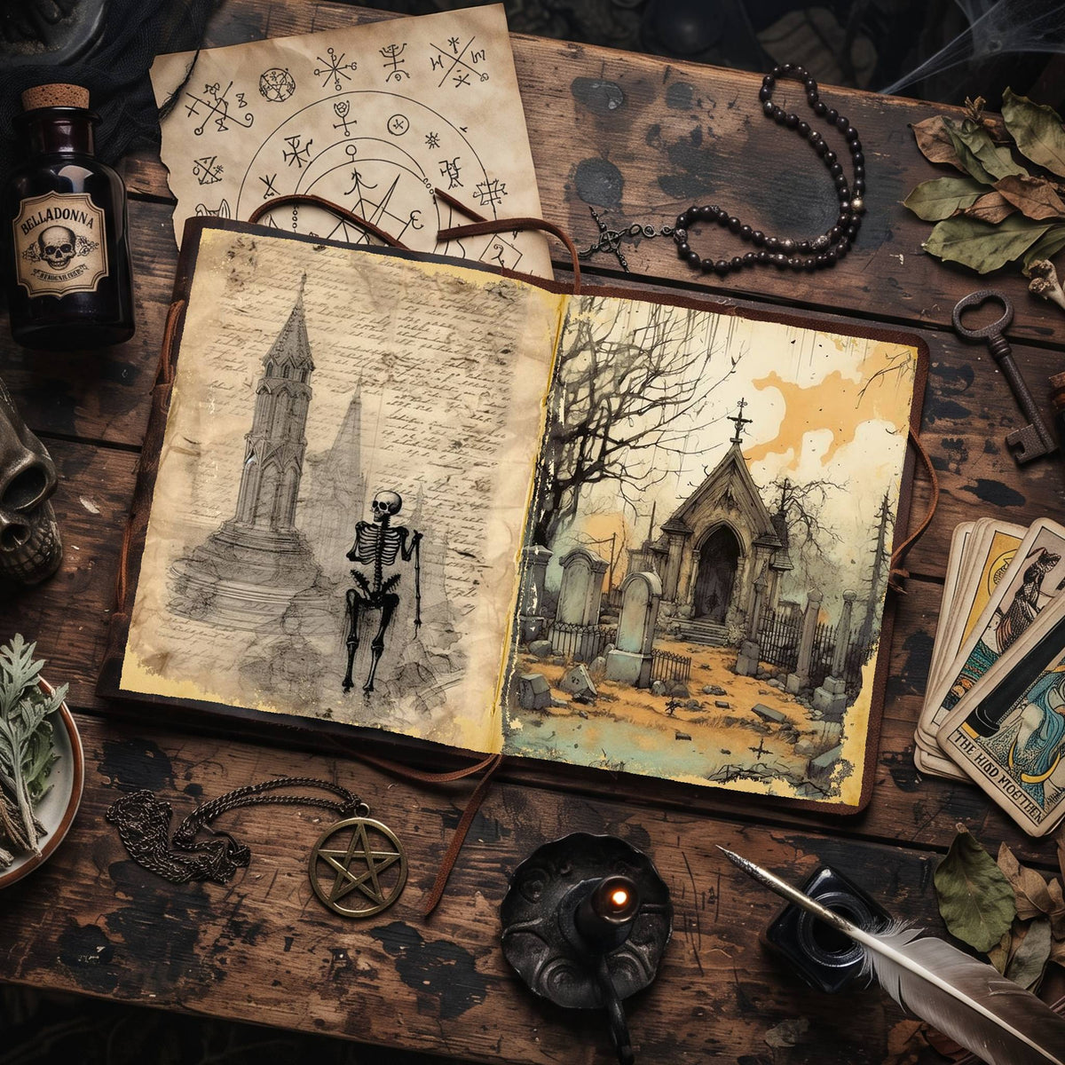 Gothic Digital Papers