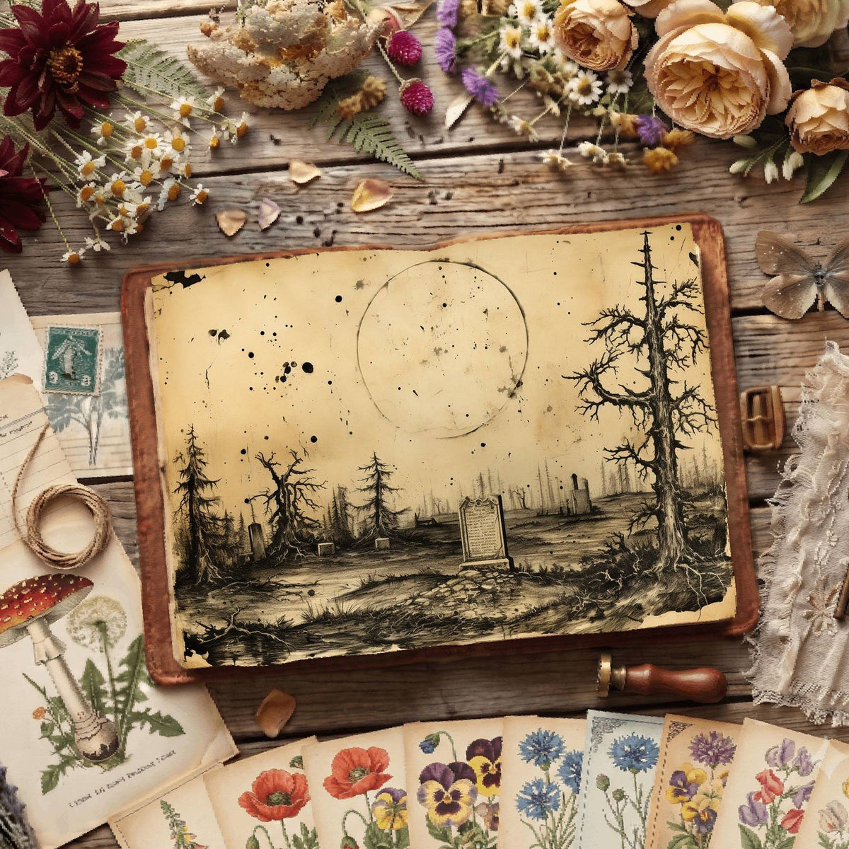 Gothic Digital Papers