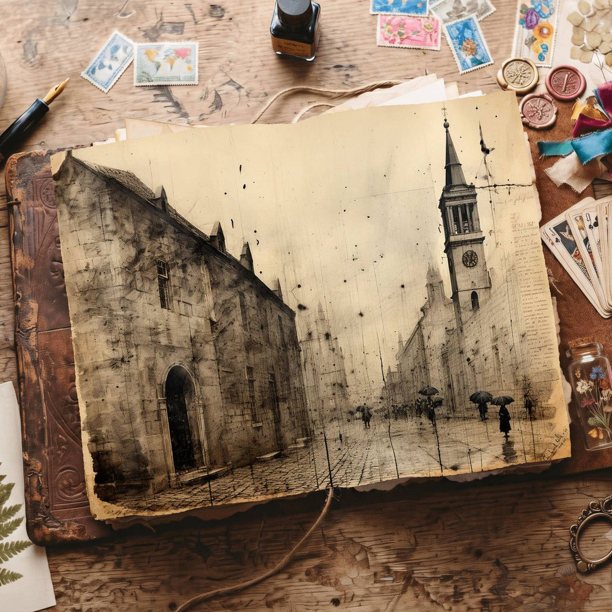Gothic Digital Papers
