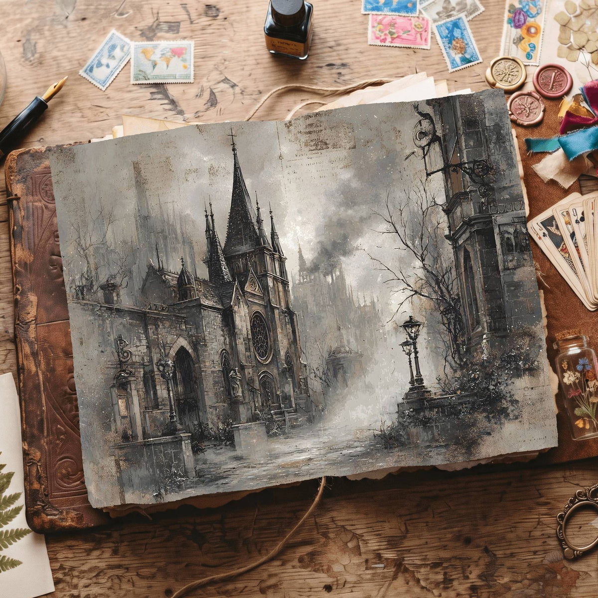 Gothic Digital Papers